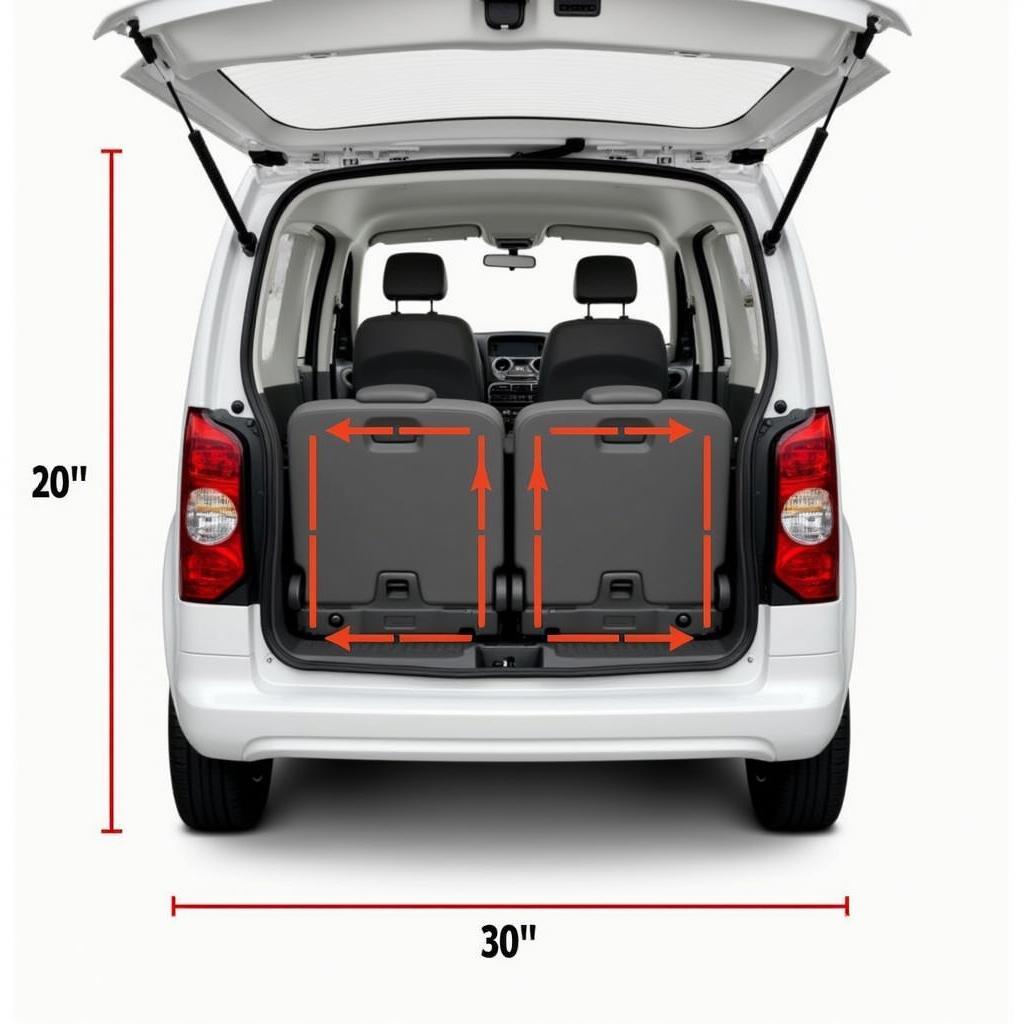 Abmessungen des Berlingo Kofferraums