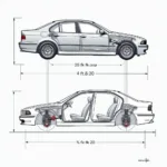 BMW 525d Fahrwerk und Abmessungen