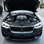 BMW 530e Hybrid Motor Detailansicht