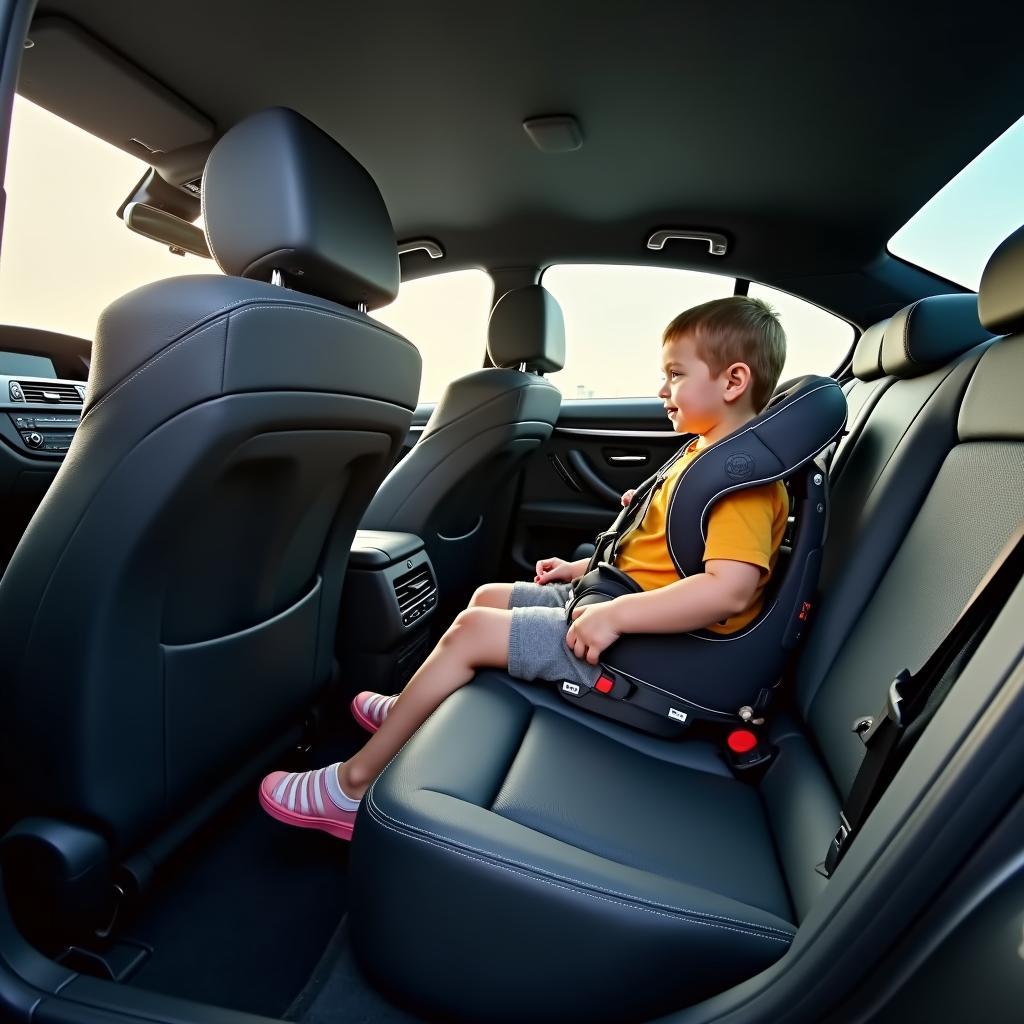 BMW E91 Familienauto Kindersitz