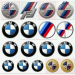 Individuelle Designs von BMW Emblem Aufklebern