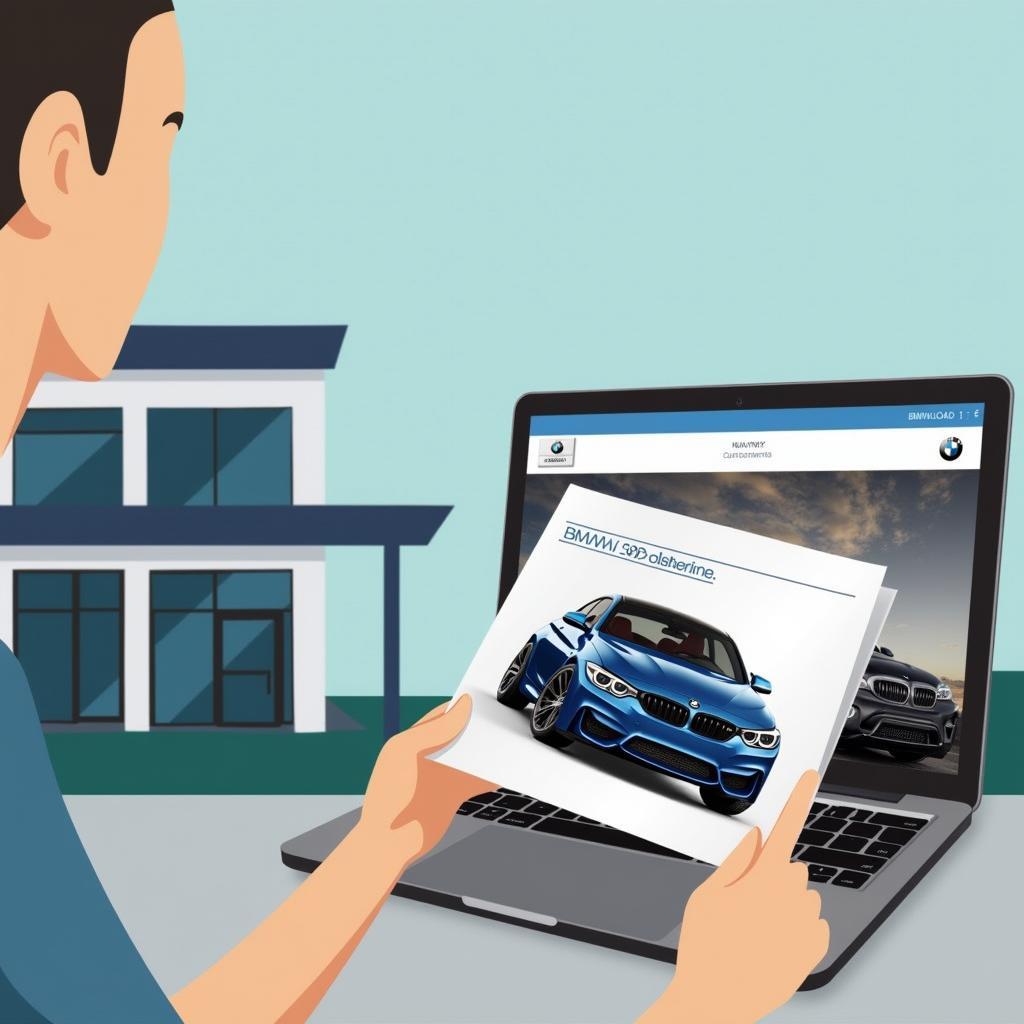 BMW Händler und Online Download Prospekt