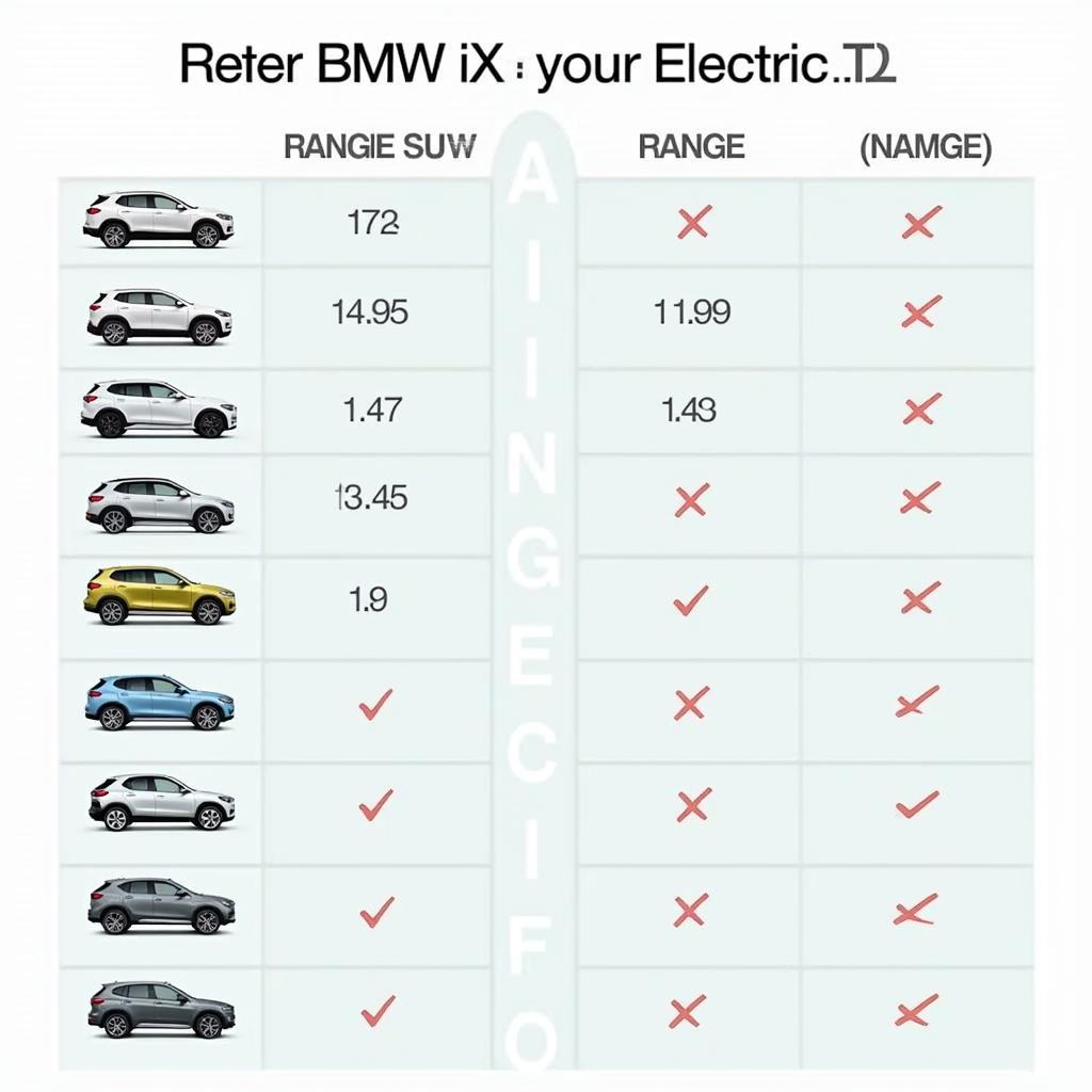 BMW iX Reichweite im Vergleich zu anderen Elektro-SUVs