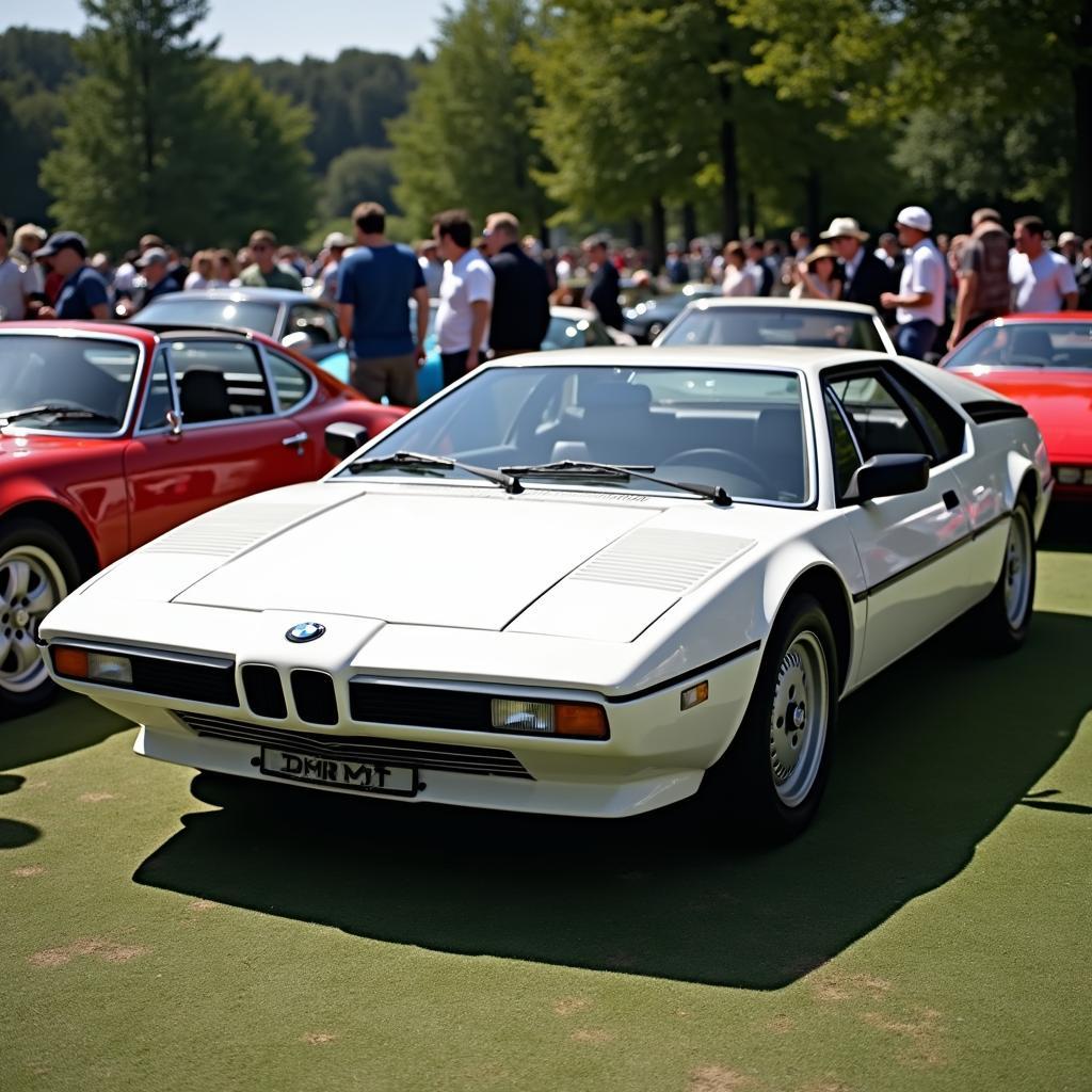 BMW M1 auf einer Oldtimer-Veranstaltung