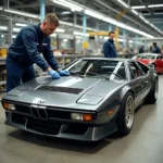 BMW M1 Produktion in Zusammenarbeit mit Lamborghini