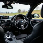 BMW M3 Cockpit aus Fahrerperspektive