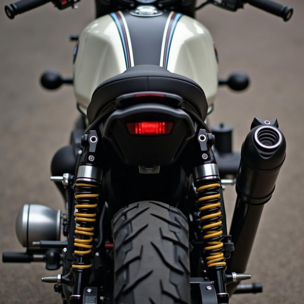 Details eines BMW Motorrad Scramblers