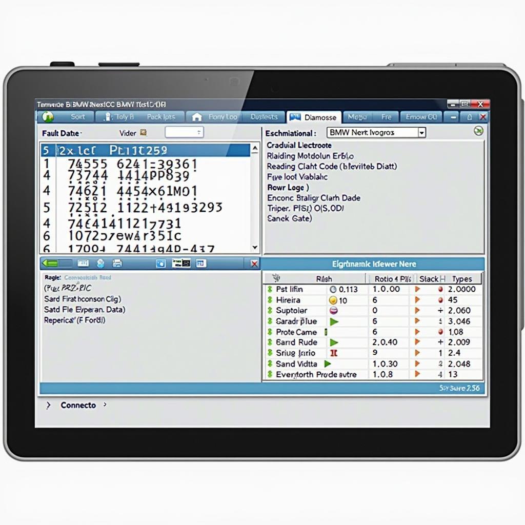 Logiciel BMW Next ICOM en cours d'utilisation