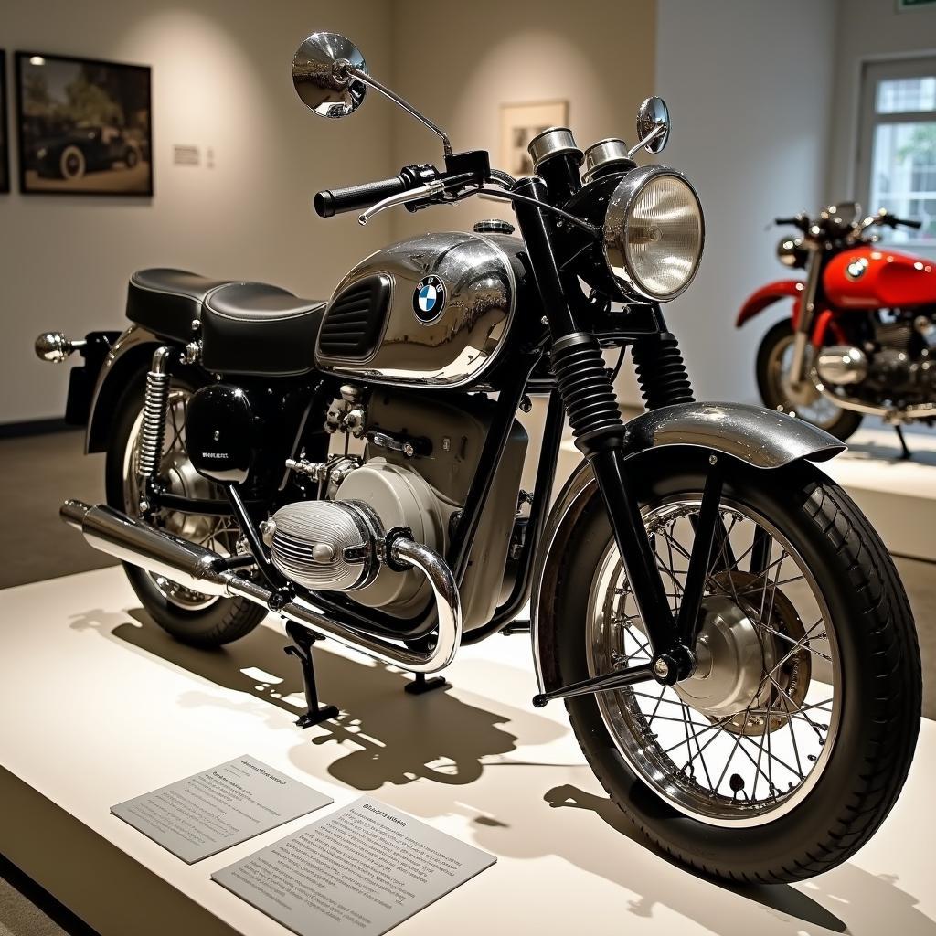 BMW R 60/6 in Museumsausstellung