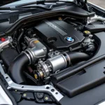 BMW Serie 3 F30 330d Motorraum