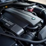 BMW Z4 Facelift 2024 Motor: Detailansicht des optimierten Motors mit Fokus auf Leistung und Effizienz.