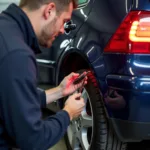 Reparatur des Bremslichts am Golf 4