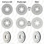 Verschiedene Bremsscheibentypen im Vergleich