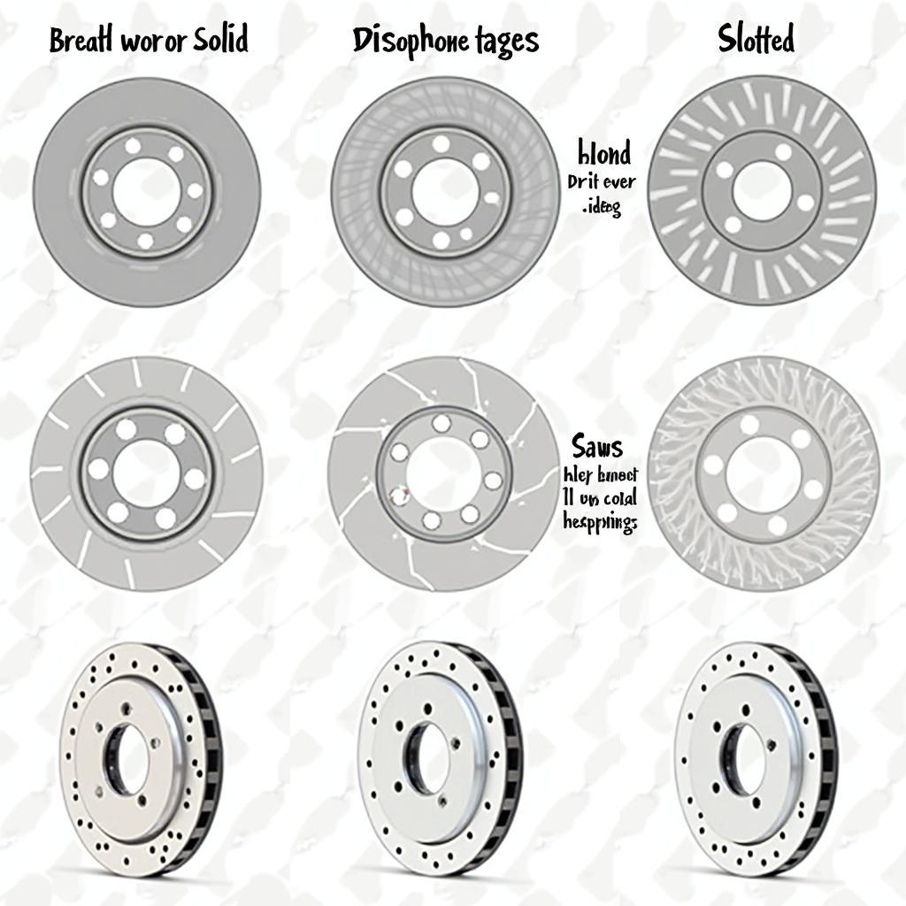 Verschiedene Bremsscheibentypen im Vergleich