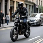 Brixton Crossfire 125 XS in der Stadt