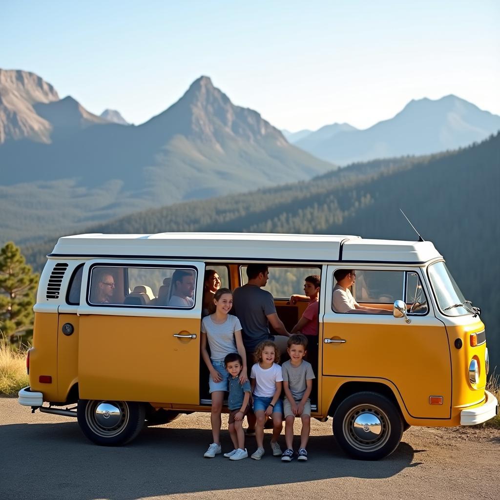 Familienurlaub im gemieteten Bulli