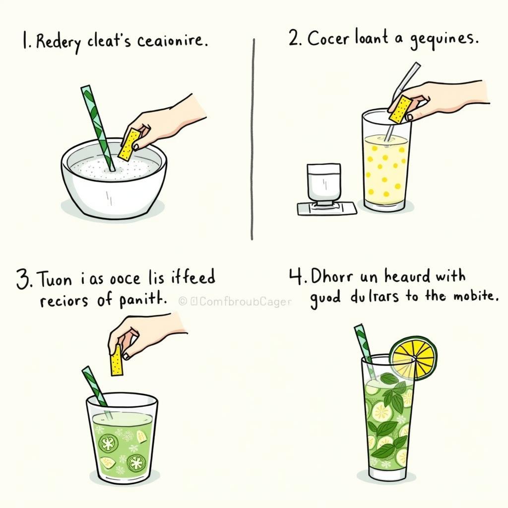 Step-by-step guide to preparing Caipirinha and Mojito