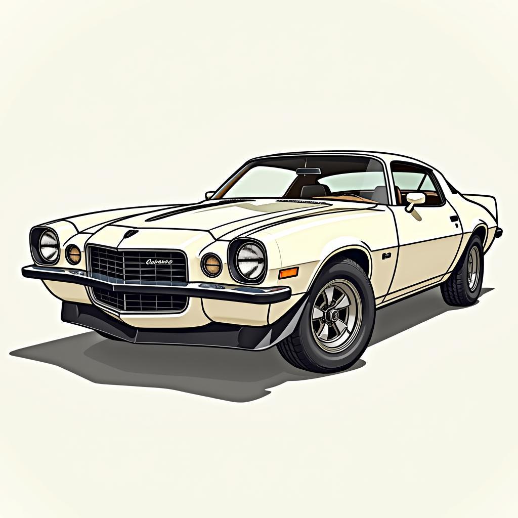 Camaro 1977: Design und Stil