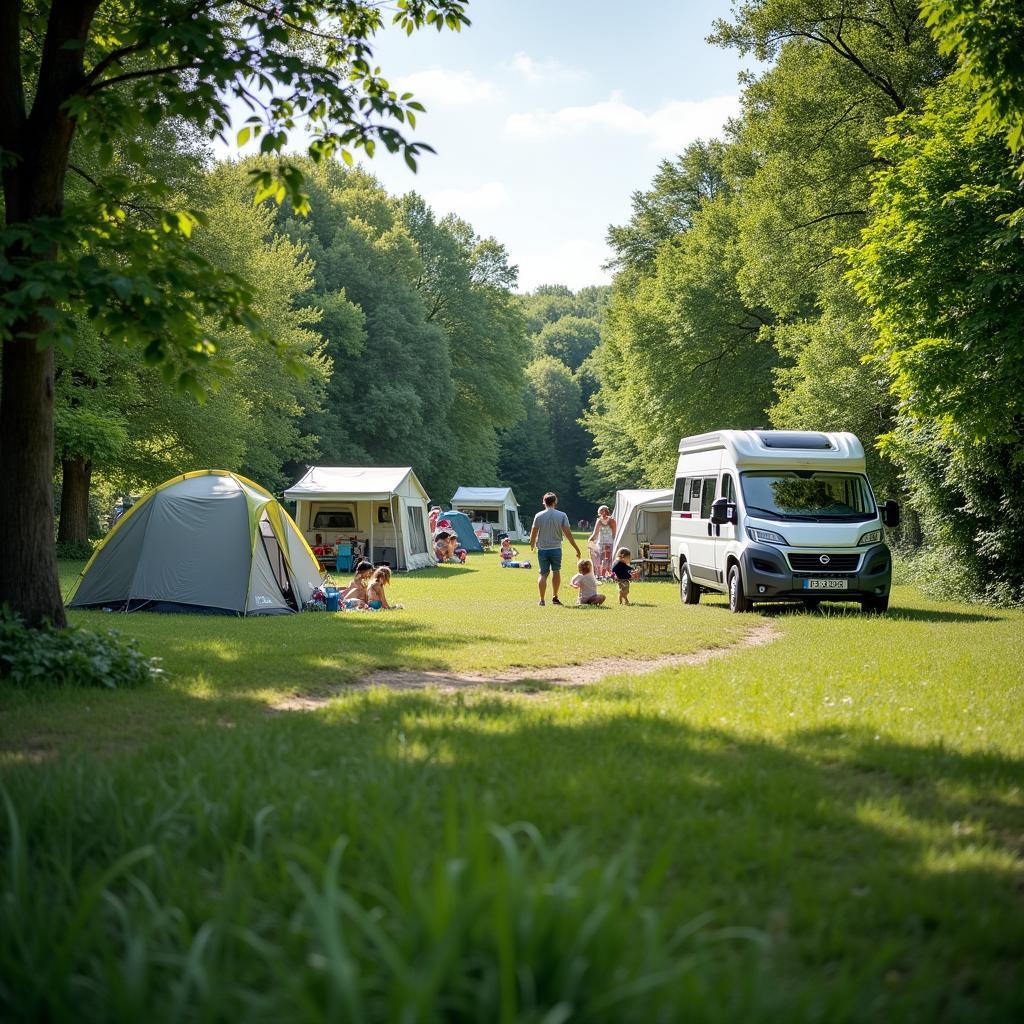 Campingplatz in den Niederlanden: Natur pur