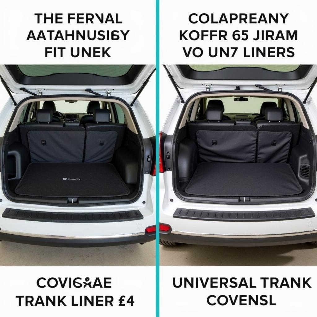 Vergleich: Carbox Kofferraumwanne vs. Universal Kofferraumwanne