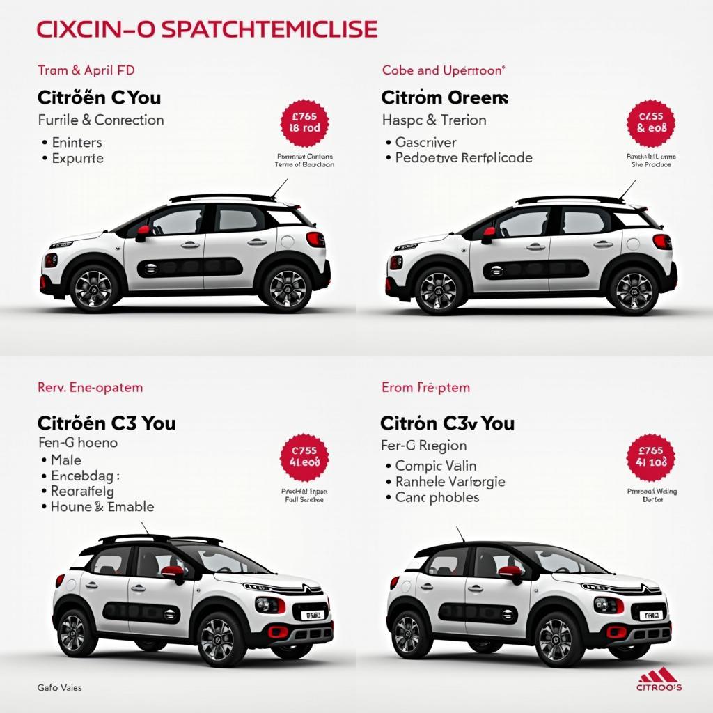 Citroën C3 You Ausstattungslinien Übersicht