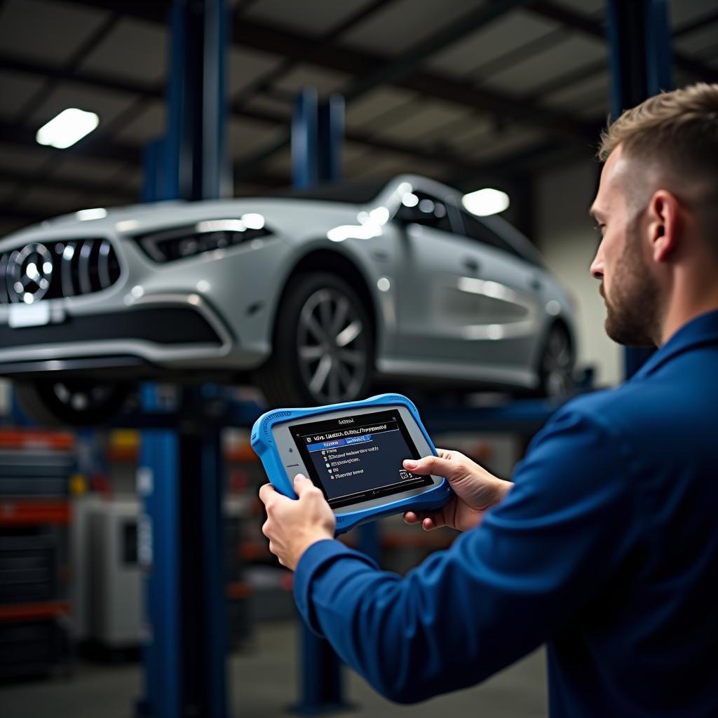 CLA Shooting Brake Diagnose Test