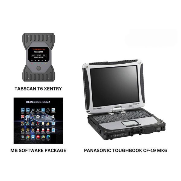 combo TabScan T6 Xentry and Mercedes Software