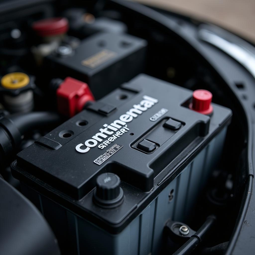 Continental Autobatterie im Motorraum