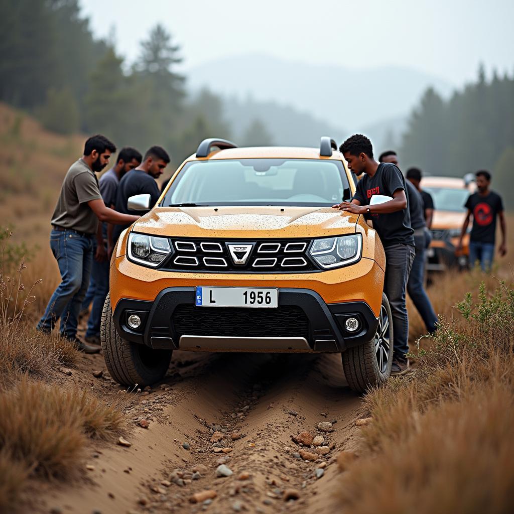 Dacia Duster Offroad-Abenteuer: Die Community hilft bei Reparaturen und bietet wertvolle Tipps.