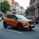 Dacia Spring Extreme Electric 65 Reichweite 2023 in der Stadt