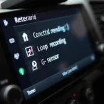 Dashcam Funktionen Loop-Aufnahme G-Sensor