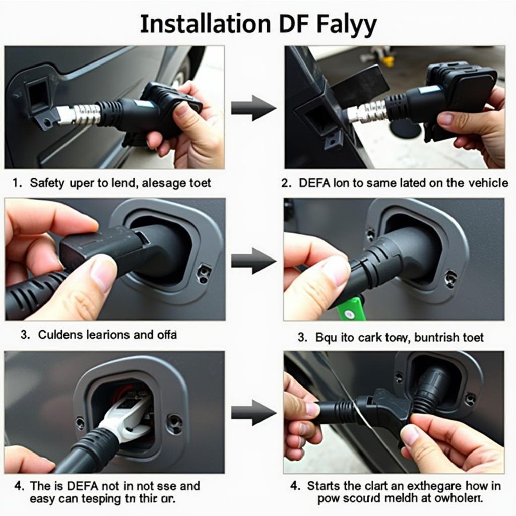 Instalação do conector DEFA no veículo