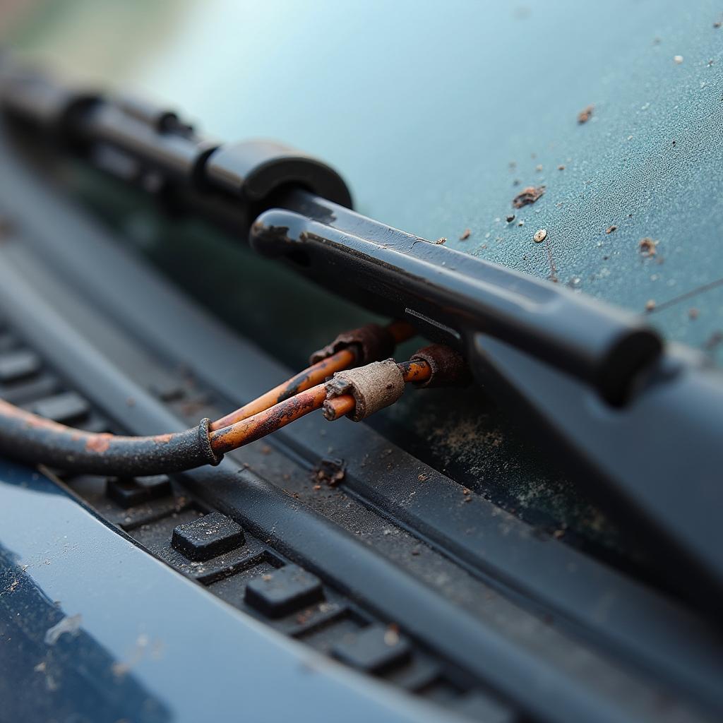 Defekte Heizdrähte im Defroster Auto