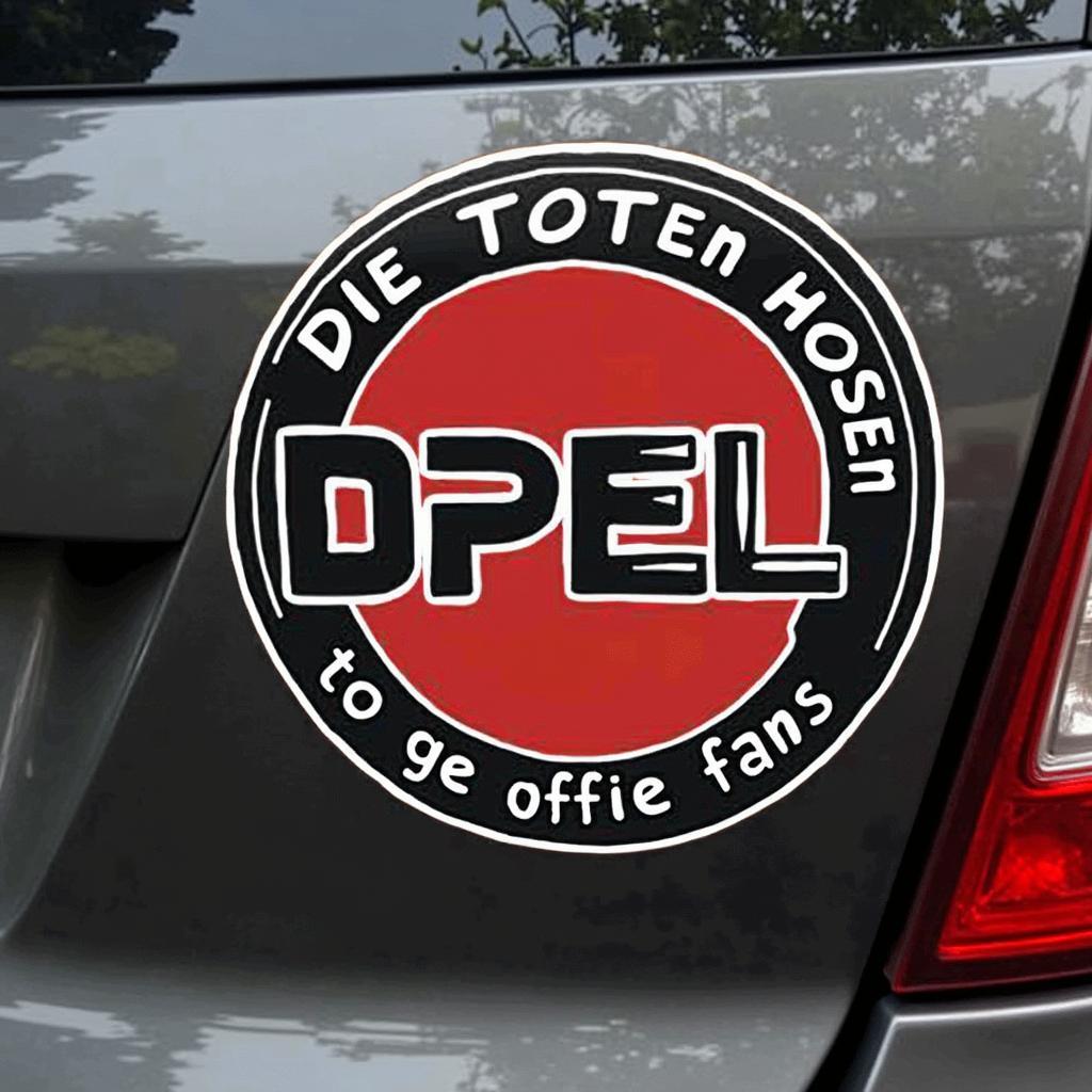 Die Toten Hosen Opel Gang Aufkleber