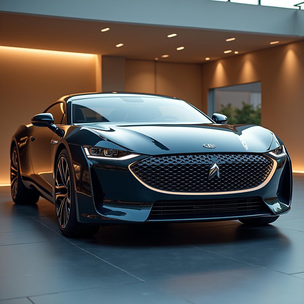 DS 7 E-Tense 225 Rivoli Auto 2024 Außenansicht: Elegantes Design und hochwertige Verarbeitung zeichnen das luxuriöse SUV aus.