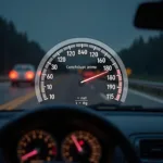 Berechnung der Durchschnittsgeschwindigkeit auf der Autobahn