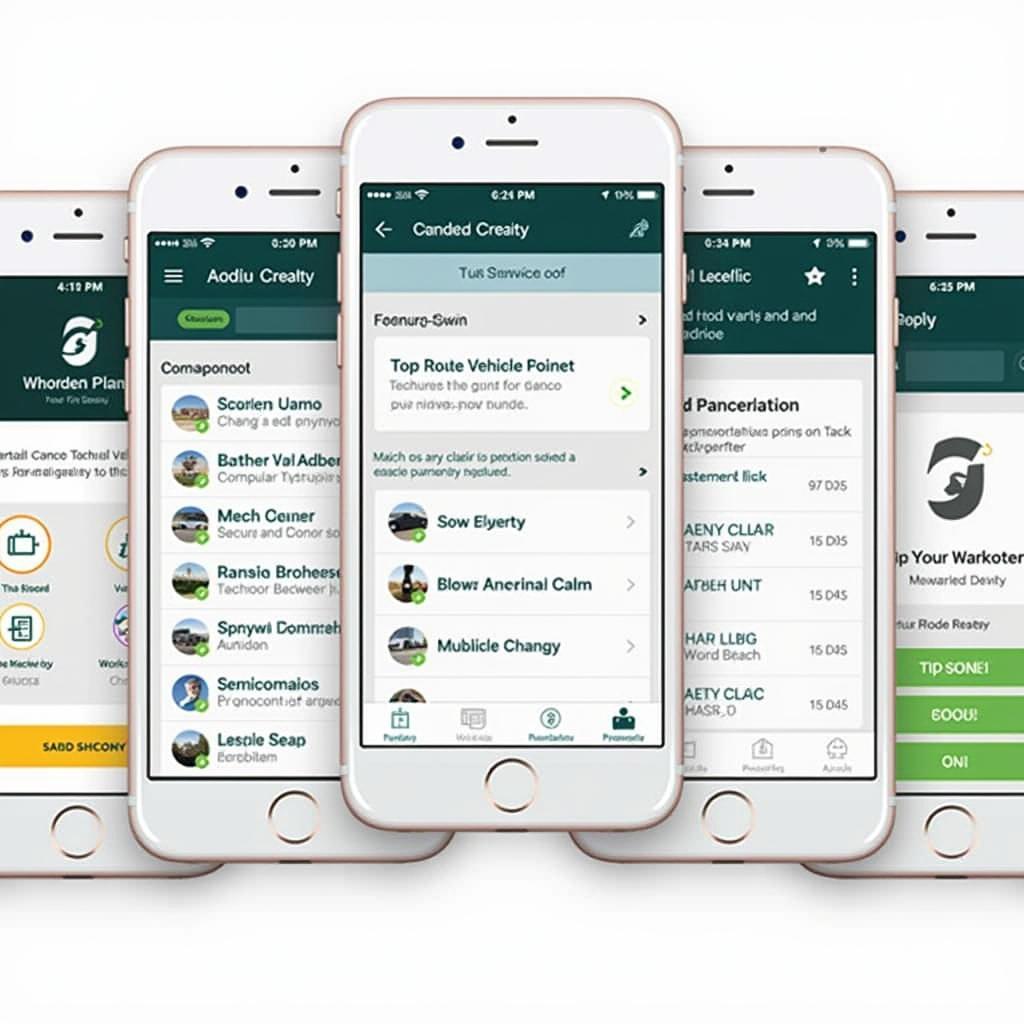 Vergleich verschiedener E-Auto Routenplaner Apps auf Smartphones