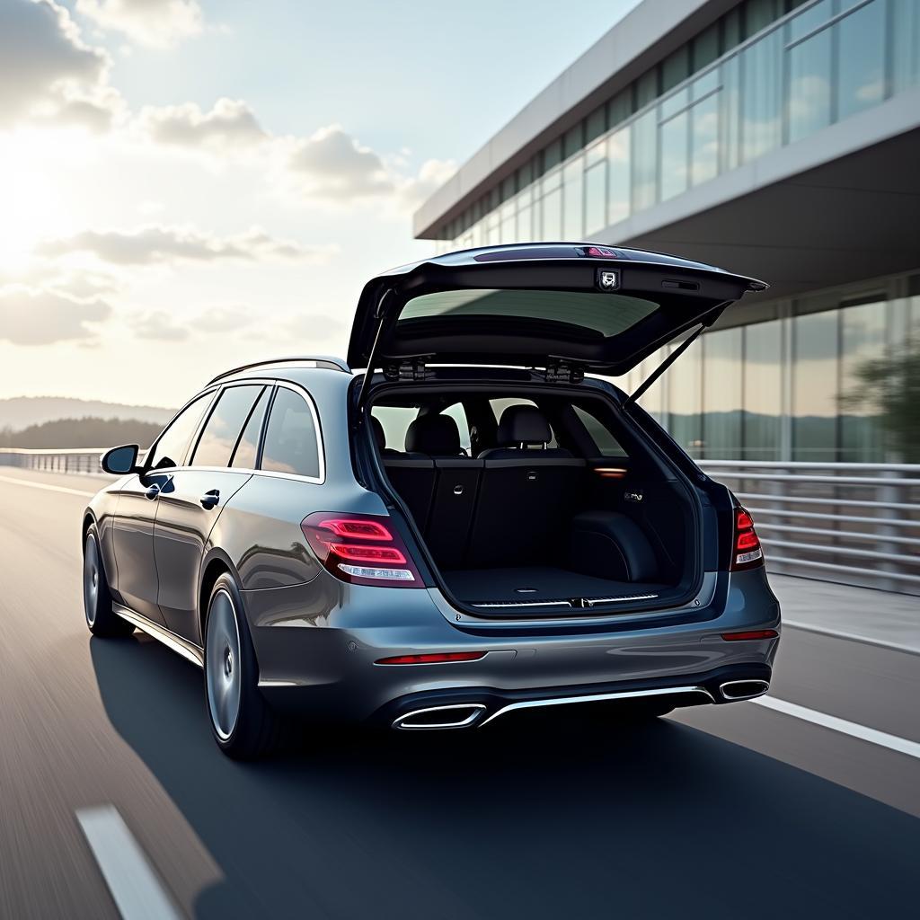 E63 T-Modell: Ein leistungsstarker Kombi, der Eleganz und Praktikabilität vereint.