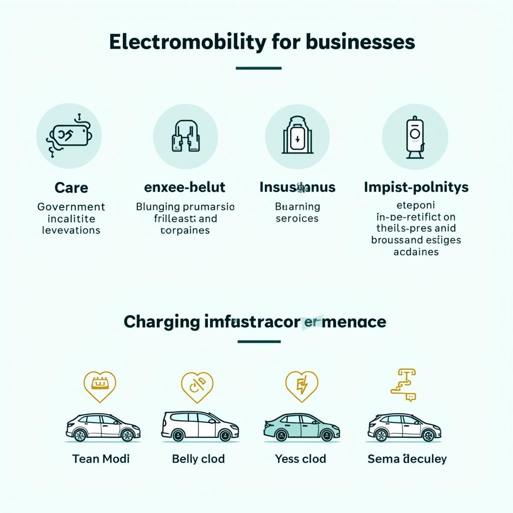 Elektromobilität für Unternehmen: Fördermöglichkeiten, Ladeinfrastruktur, Vergleich verschiedener Elektrofahrzeuge.