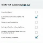 Checkliste für den Kauf eines gebrauchten EQE SUV