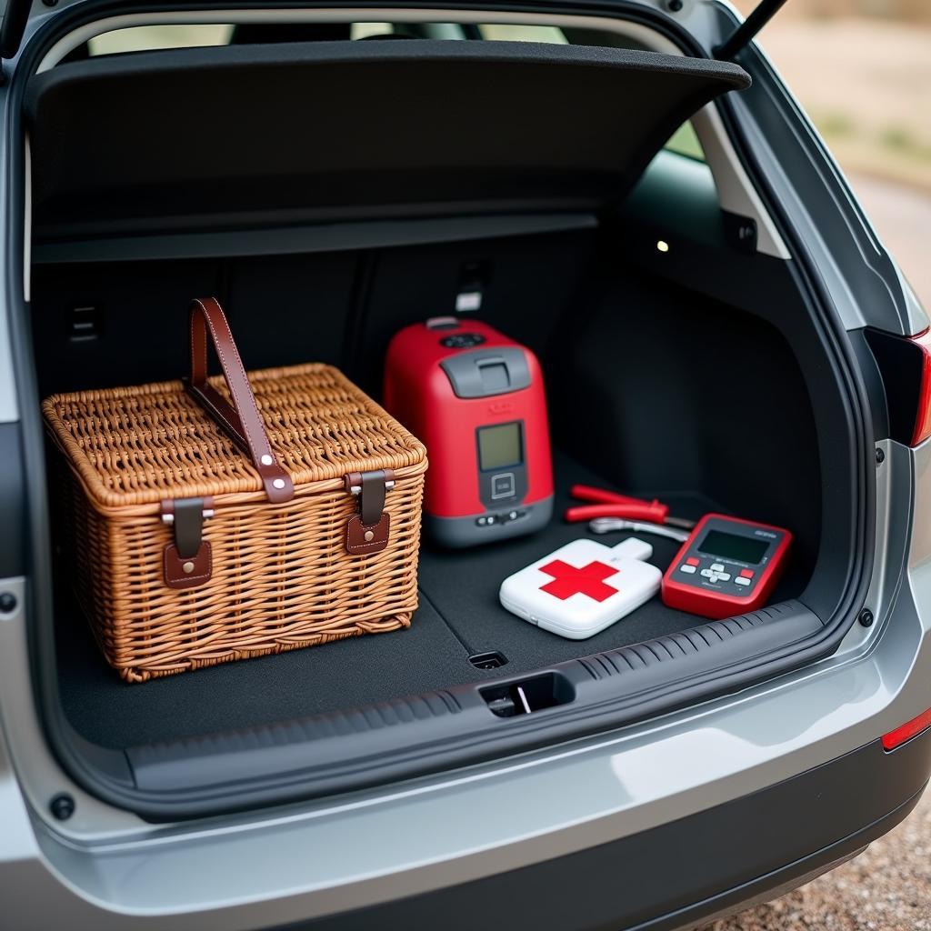 Erfahrungen Picnic: Vorbereitung im Auto