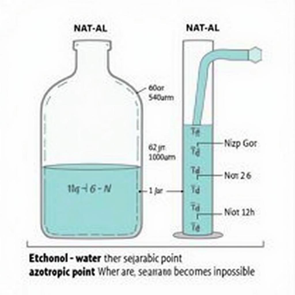 Ethanol Wasser Azeotrop Destillationsprozess