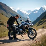 F800GS Adventure Wartung im Gelände