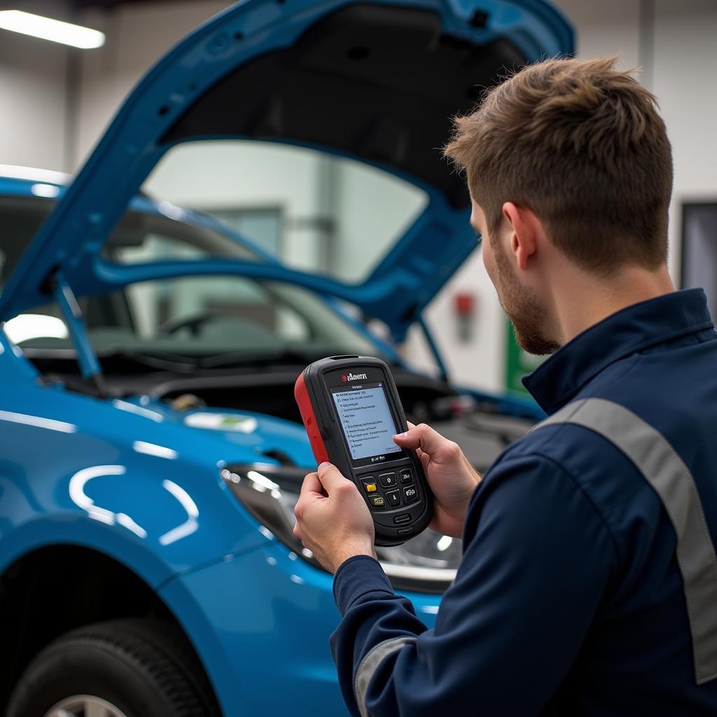 Fahrzeugdiagnose in einer Werkstatt in Meyer Sickte