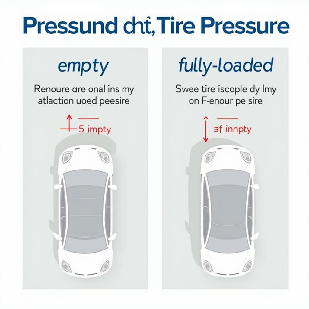 Adjusting Falken tire pressure based on vehicle load.