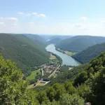 Panoramablick von der Festung Königstein