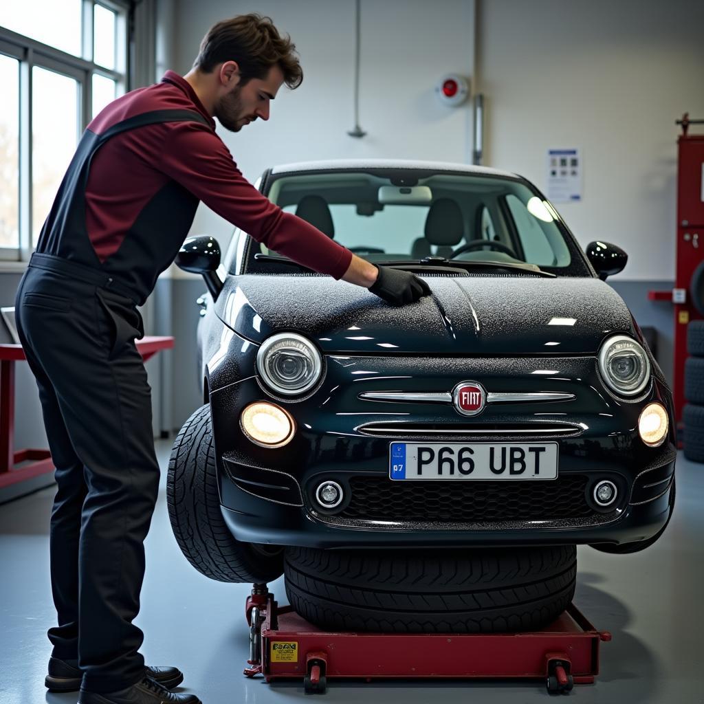 Fiat 500e Winterreifen Montage