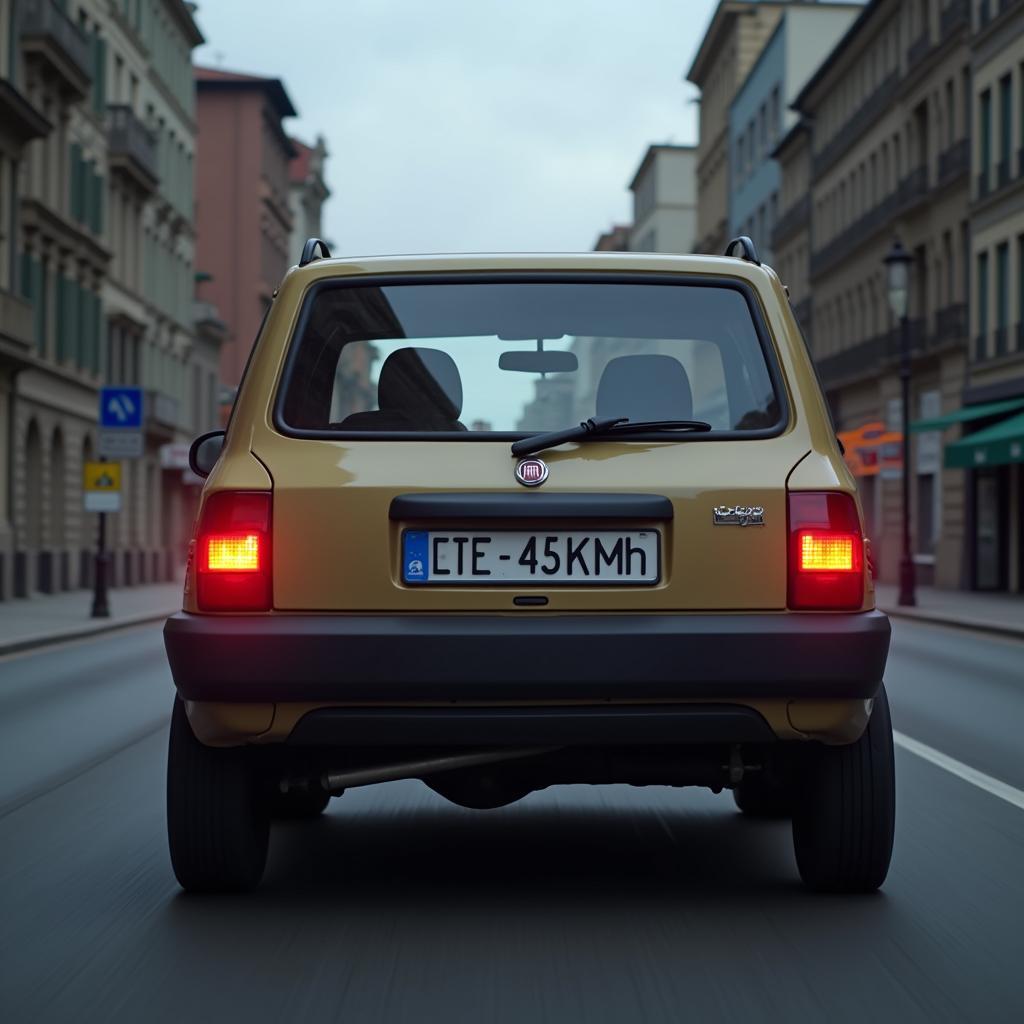 Fiat Panda im Notlaufmodus - nur 45 km/h