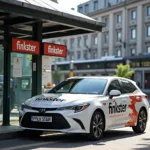 Flinkster Carsharing Fahrzeug an einer Station