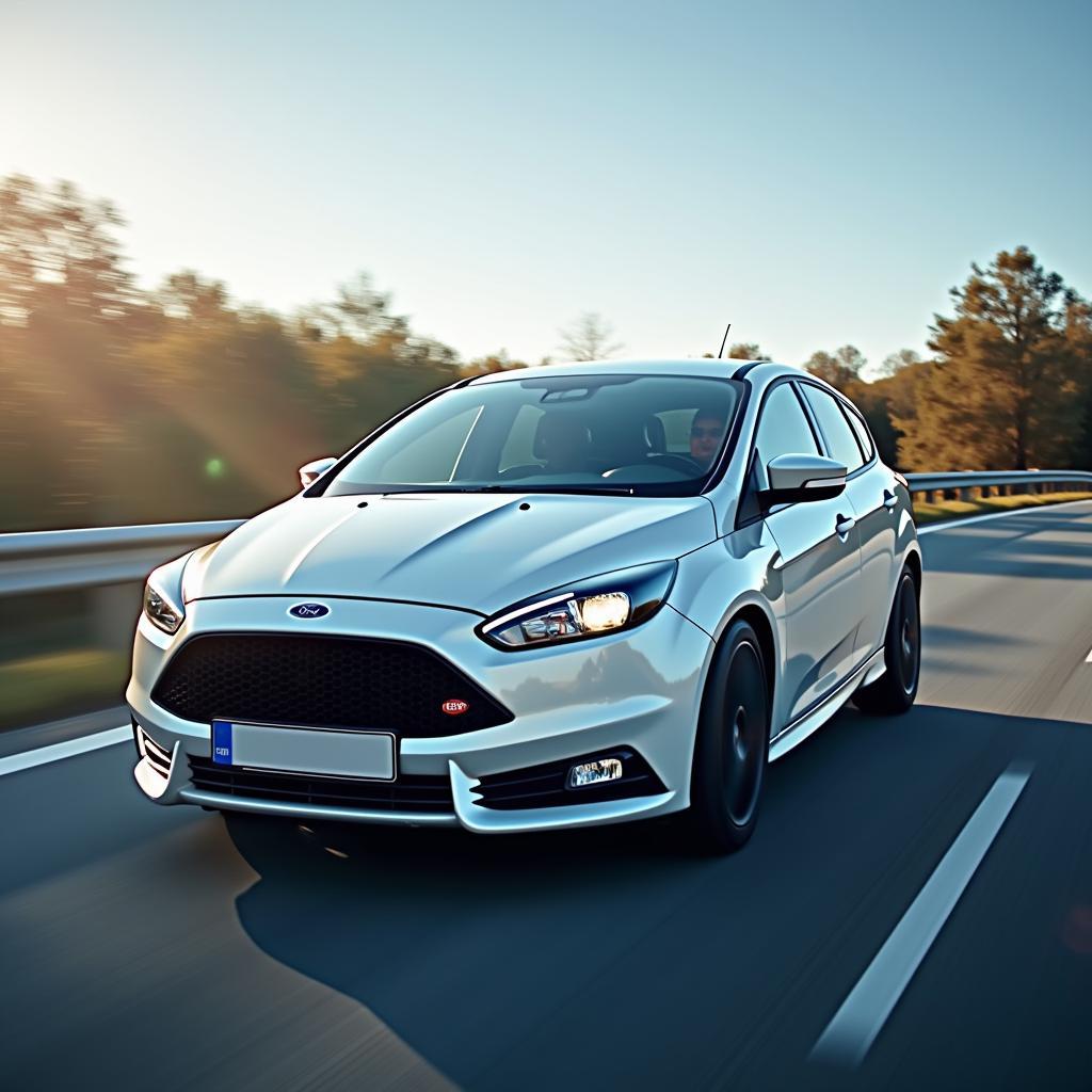 Ford Focus DPF Reinigungsfahrt auf der Autobahn